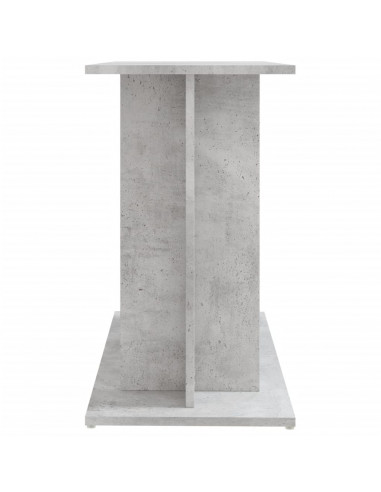 Supporto Acquario 80x35x60 cm Legno Multistrato Grigio Cemento