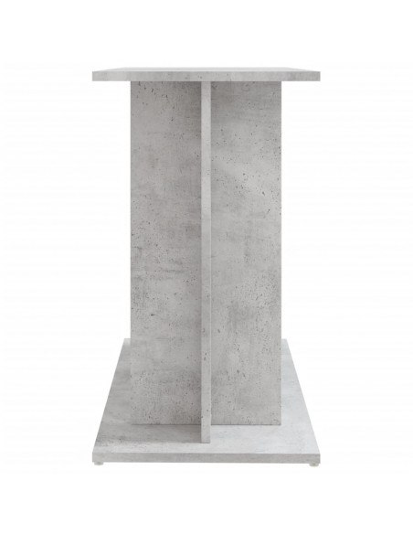 Supporto Acquario 80x35x60 cm Legno Multistrato Grigio Cemento