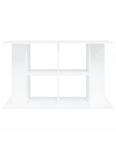 Supporto per Acquario 100x40x60 cm in Legno Multistrato Bianco