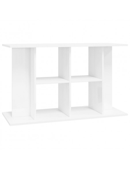 Supporto Acquario 100x40x60cm Legno Multistrato Bianco Lucido
