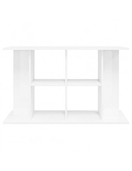 Supporto Acquario 100x40x60cm Legno Multistrato Bianco Lucido