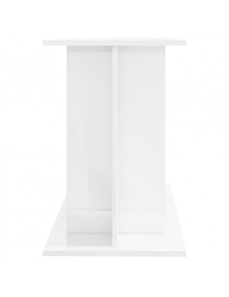 Supporto Acquario 100x40x60cm Legno Multistrato Bianco Lucido