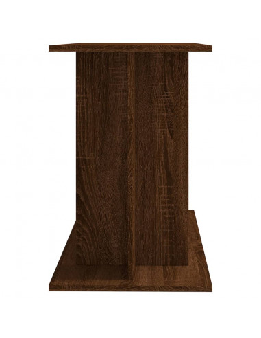 Supporto Acquario 100x40x60 cm Legno Multistrato Rovere Marrone
