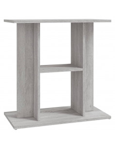 Supporto Acquario 60x30x60cm in Legno Multistrato Grigio Sonoma 2