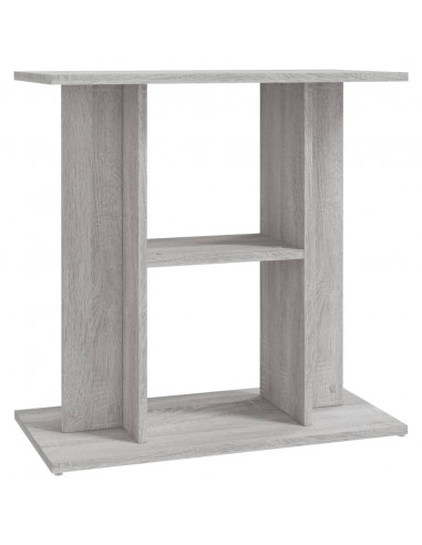 Supporto Acquario 60x30x60cm in Legno Multistrato Grigio Sonoma