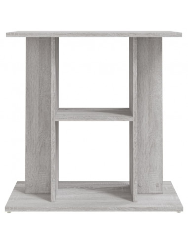 Supporto Acquario 60x30x60cm in Legno Multistrato Grigio Sonoma