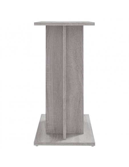 Supporto Acquario 60x30x60cm in Legno Multistrato Grigio Sonoma