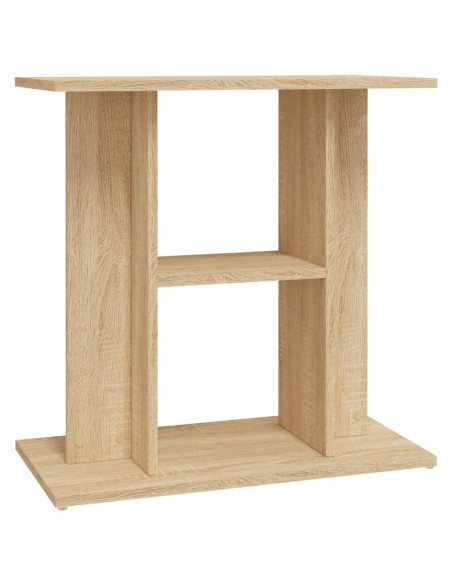 Supporto Acquario 60x30x60cm in Legno Multistrato Rovere Sonoma