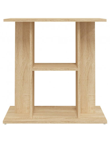 Supporto Acquario 60x30x60cm in Legno Multistrato Rovere Sonoma