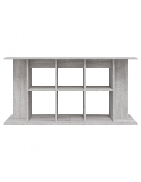 Supporto Acquario 120x40x60 cm Legno Multistrato Grigio Sonoma