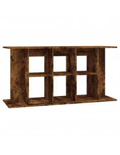 Supporto Acquario 120x40x60 cm in Legno Multistrato Rovere Fumo 2