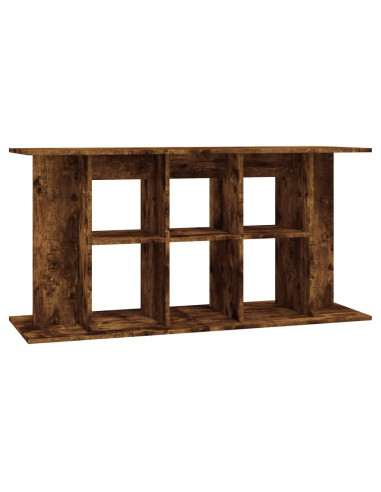 Supporto Acquario 120x40x60 cm in Legno Multistrato Rovere Fumo