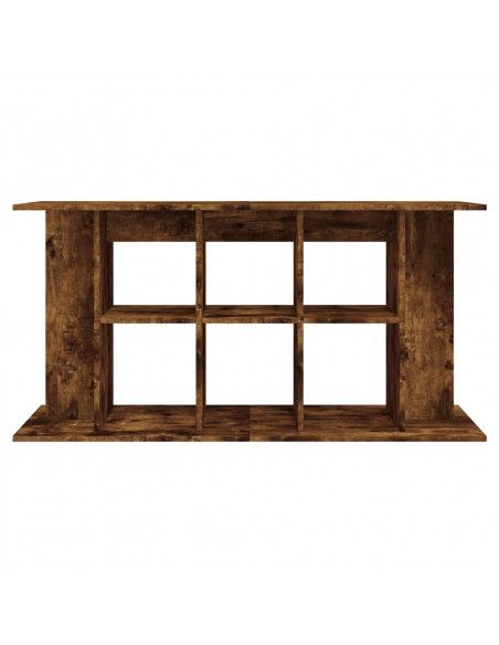 Supporto Acquario 120x40x60 cm in Legno Multistrato Rovere Fumo