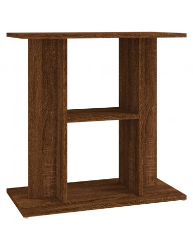 Supporto Acquario 60x30x60 cm Legno Multistrato Rovere Marrone