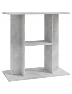 Supporto Acquario 60x30x60 cm Legno Multistrato Grigio Cemento 2
