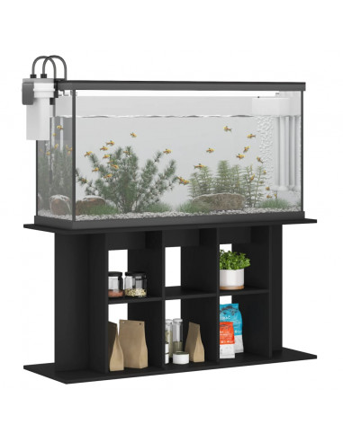 Supporto per Acquario 120x40x60 cm in Legno Multistrato Nero