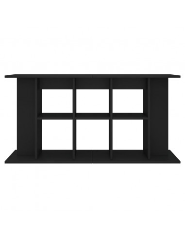 Supporto per Acquario 120x40x60 cm in Legno Multistrato Nero