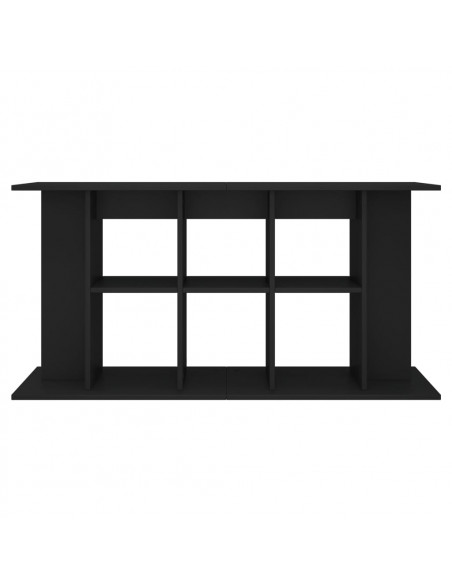 Supporto per Acquario 120x40x60 cm in Legno Multistrato Nero