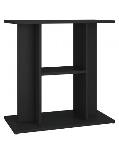Supporto per Acquario 60x30x60 cm in Legno Multistrato Nero