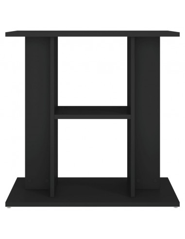 Supporto per Acquario 60x30x60 cm in Legno Multistrato Nero