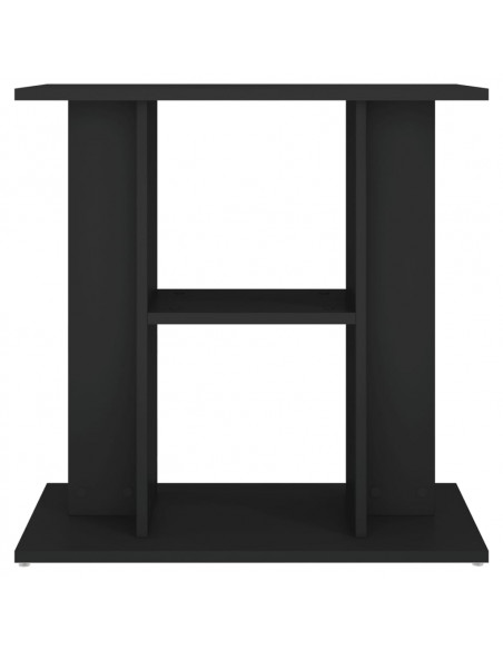 Supporto per Acquario 60x30x60 cm in Legno Multistrato Nero