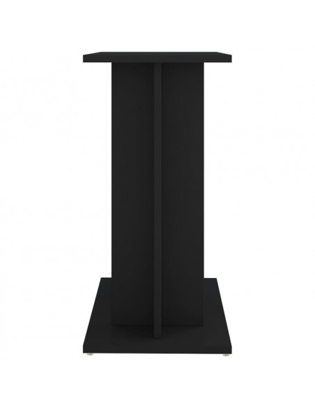 Supporto per Acquario 60x30x60 cm in Legno Multistrato Nero