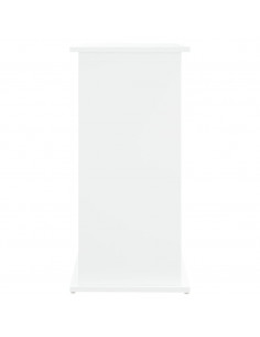 Supporto per Acquario Bianco 81x36x73 cm in Legno Multistrato 2
