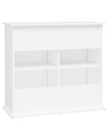 Supporto per Acquario Bianco 81x36x73 cm in Legno Multistrato