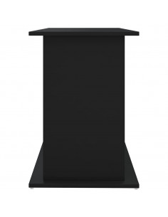 Supporto per Acquario 121x41x58 cm in Legno Multistrato Nero 2