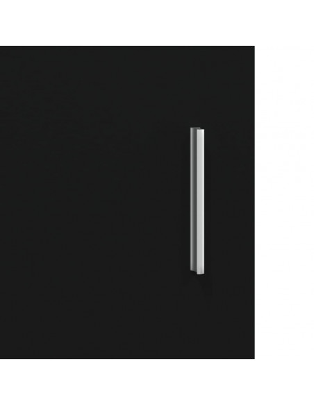 Supporto per Acquario 121x41x58 cm in Legno Multistrato Nero