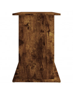 Supporto Acquario 121x41x58 cm in Legno Multistrato Rovere Fumo 2