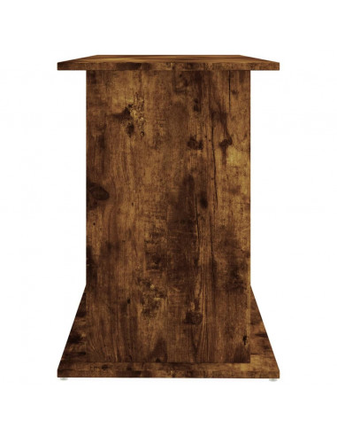 Supporto Acquario 121x41x58 cm in Legno Multistrato Rovere Fumo
