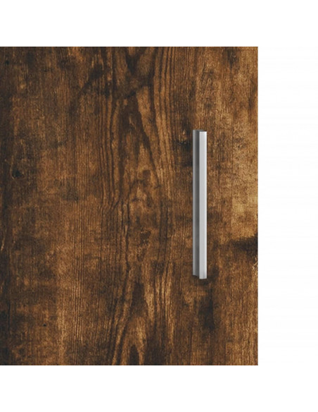 Supporto Acquario 121x41x58 cm in Legno Multistrato Rovere Fumo