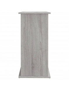 Supporto Acquario 81x36x73cm in Legno Multistrato Grigio Sonoma 2