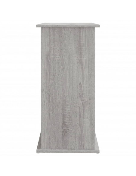 Supporto Acquario 81x36x73cm in Legno Multistrato Grigio Sonoma