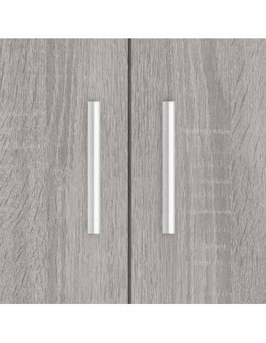 Supporto Acquario 81x36x73cm in Legno Multistrato Grigio Sonoma