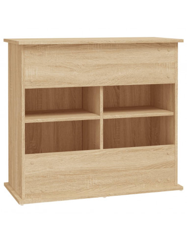 Supporto Acquario 81x36x73cm in Legno Multistrato Rovere Sonoma