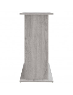 Supporto Acquario 81x36x73cm in Legno Multistrato Grigio Sonoma 2
