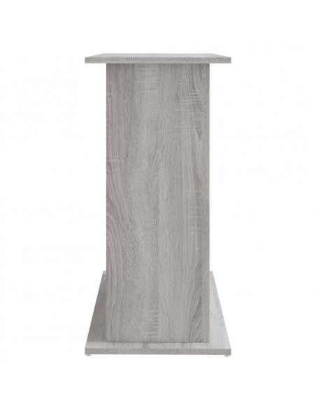 Supporto Acquario 81x36x73cm in Legno Multistrato Grigio Sonoma