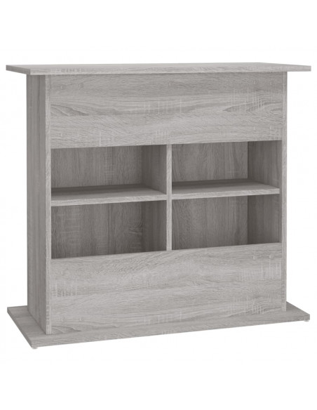 Supporto Acquario 81x36x73cm in Legno Multistrato Grigio Sonoma
