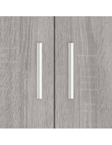 Supporto Acquario 81x36x73cm in Legno Multistrato Grigio Sonoma