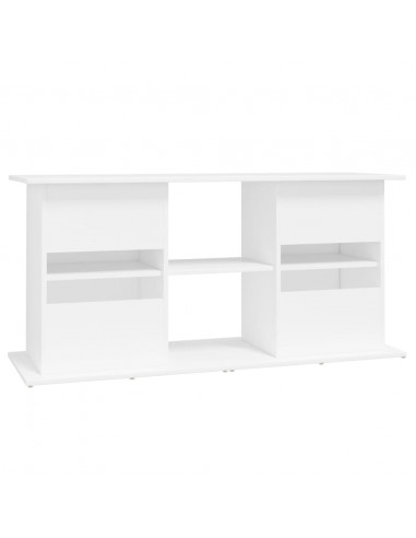 Supporto per Acquario 121x41x58 cm in Legno Multistrato Bianco