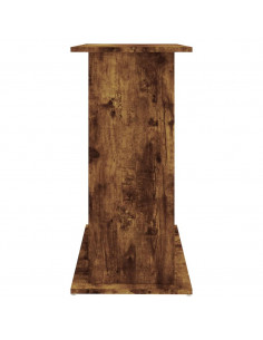 Supporto Acquario 81x36x73 cm in Legno Multistrato Rovere Fumo 2