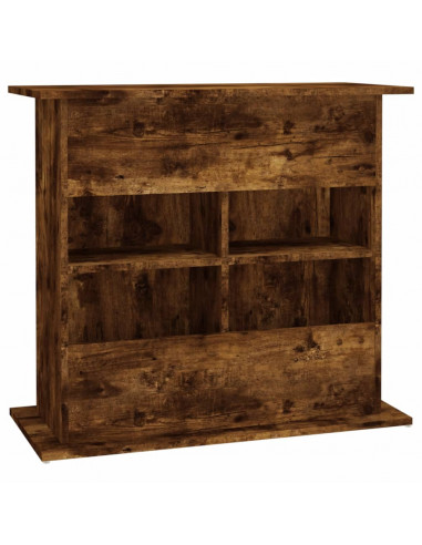 Supporto Acquario 81x36x73 cm in Legno Multistrato Rovere Fumo