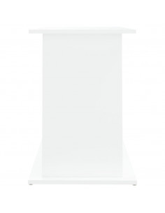 Supporto per Acquario 101x41x58 cm in Legno Multistrato Bianco 2
