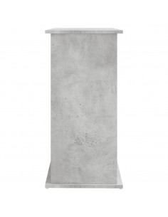 Supporto Acquario 81x36x73 cm Legno Multistrato Grigio Cemento 2