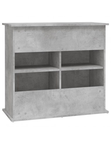 Supporto Acquario 81x36x73 cm Legno Multistrato Grigio Cemento