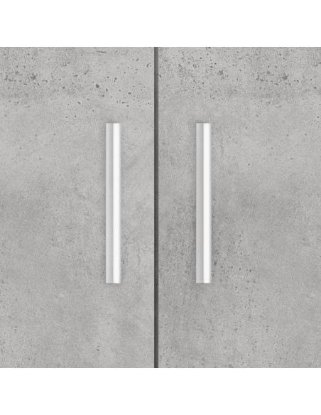Supporto Acquario 81x36x73 cm Legno Multistrato Grigio Cemento