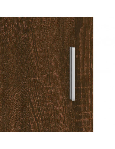 Supporto Acquario 121x41x58 cm Legno Multistrato Rovere Marrone