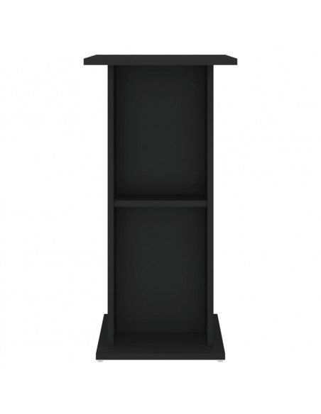 Supporto per Acquario Nero 60,5x36x72,5 cm in Legno Multistrato